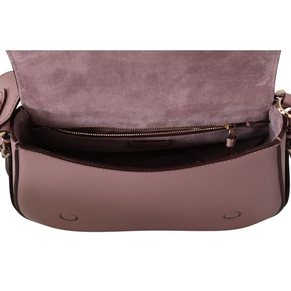 JIMMY CHOO Varenne Mauve Leather Shoulder Bag - Picture 5 of 7